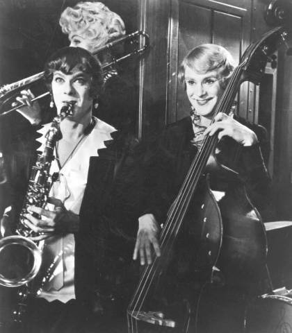 Tony Curtis and Jack Lemmon appear in "Some Like It Hot." (File photo)