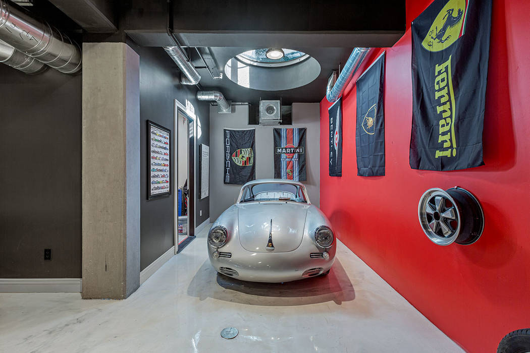 Homeowner Benjamin Girardin designed the home to reflect his passion for classic German cars. ( ...