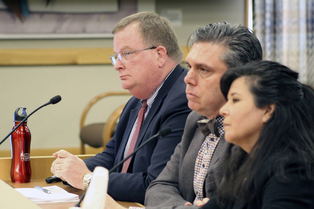 Three officials of the Oregon Health Authority testified on Friday, Feb. 28, 2020, before a com ...
