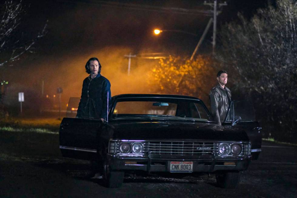 Supernatural -- "The Heroes' Journey." From left, Jared Padalecki as Sam and Jensen Ackles as D ...