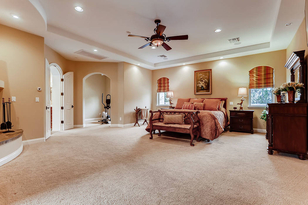 The master bedroom in the main house. (Berkshire Hathaway HomeServices)