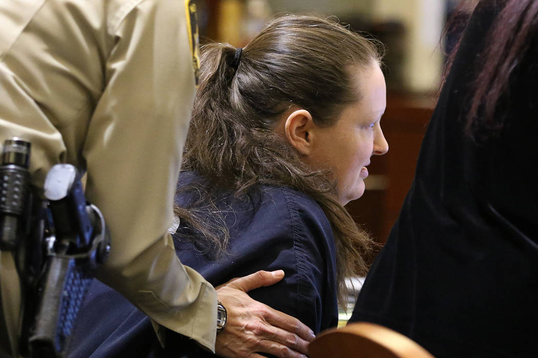 Jennifer Mustachia, accused of killing Edward Turner during a 2015 robbery, appears in court du ...