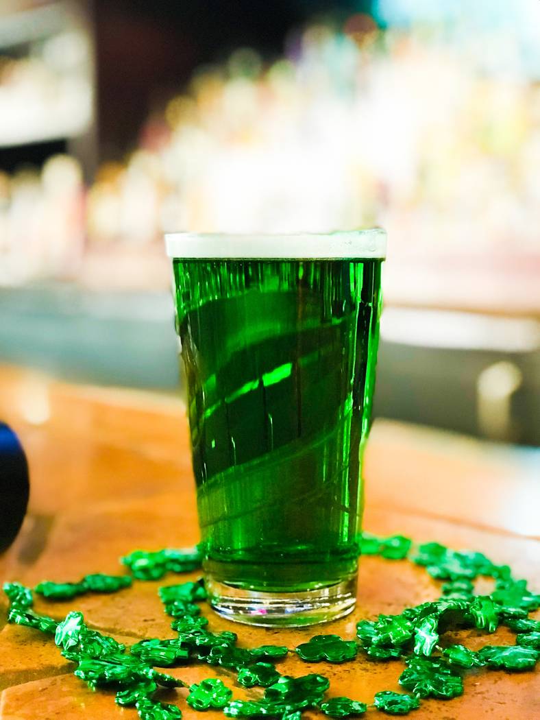 Green beer at Cabo Wabo Cantina. (Cabo Wabo Cantina)