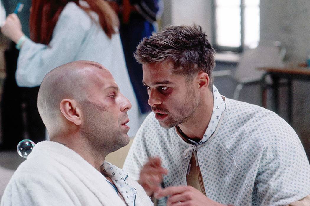 Bruce Willis and Brad Pitt star in "12 Monkeys." (Universal Studios)
