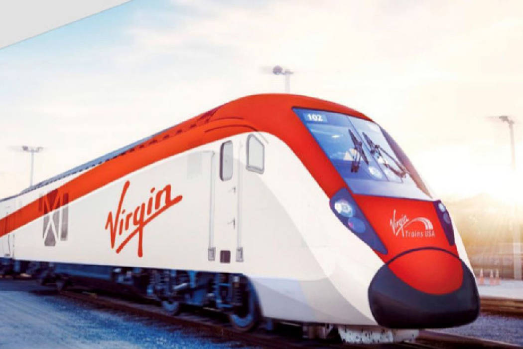 Virgin Trains Las Vegas has proposed building a station south of the Las Vegas Strip for its hi ...
