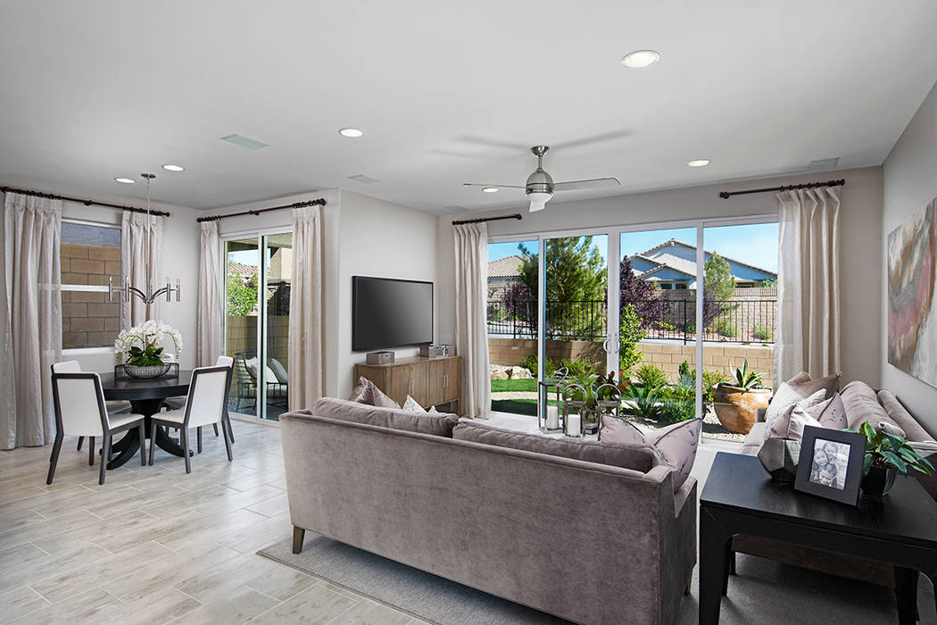 Skye Knoll by Richmond American Homes is one of several neighborhoods in Summerlin offering hom ...