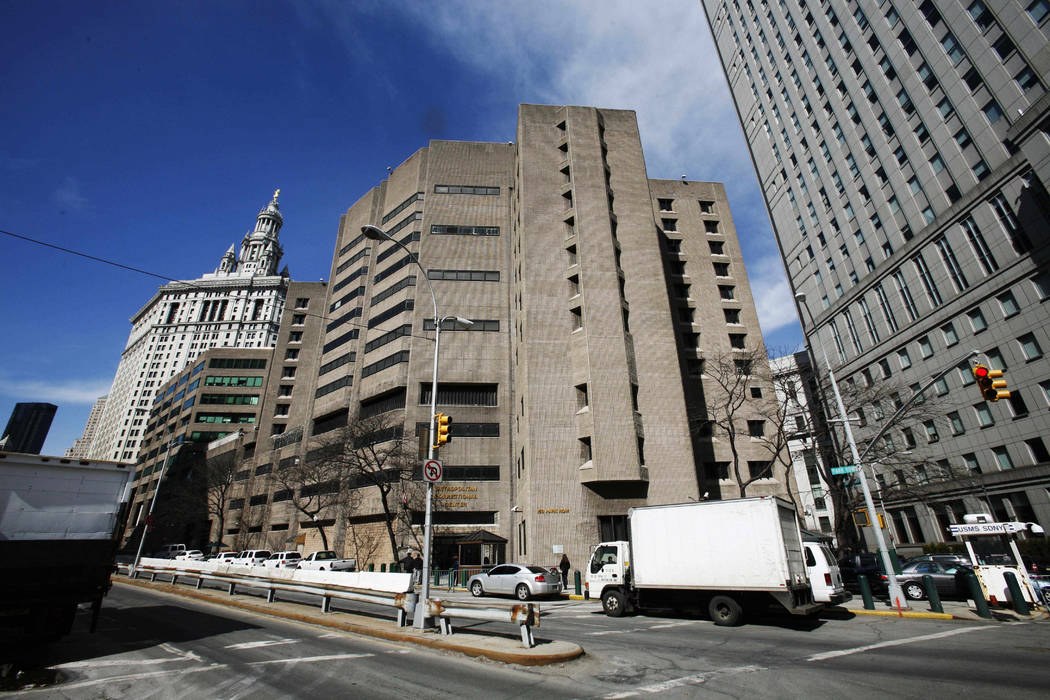 FILE- This March 12, 2009 photo shows the Metropolitan Correctional Center in New York City. T ...