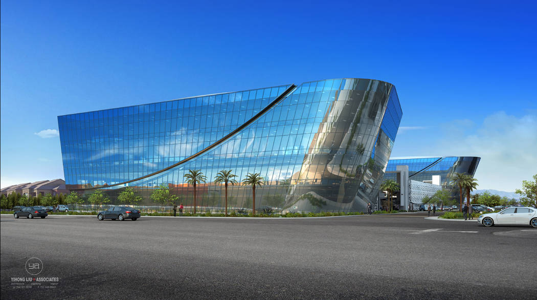 Sansone Companies recently broke ground on an office complex called Axiom, a rendering of which ...
