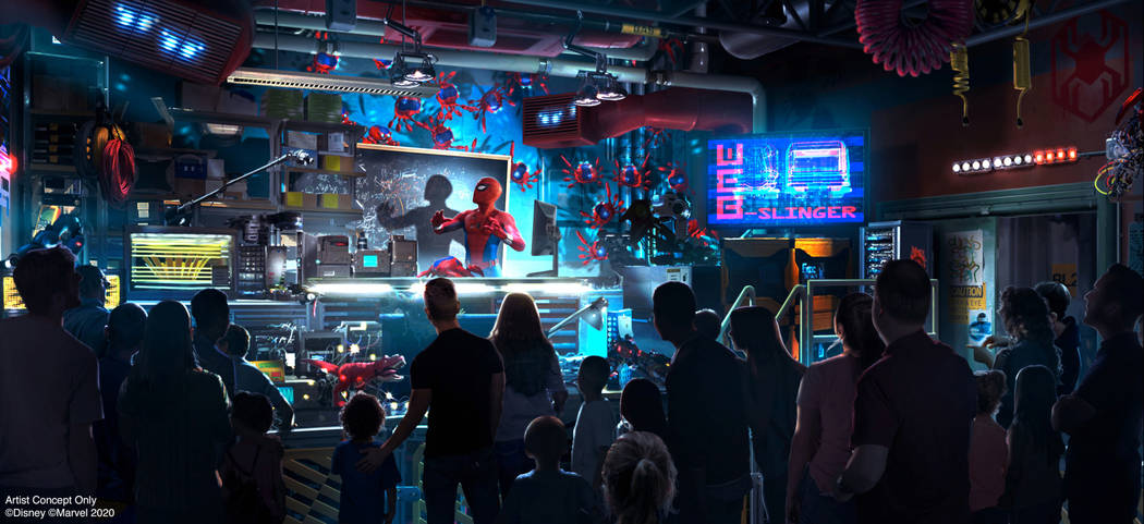 WEB SLINGERS: A Spider-Man Adventure in Avengers Campus inside Disney California Adventure Park ...