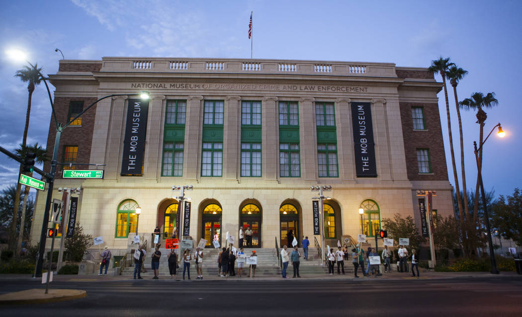 The Mob Museum in downtown Las Vegas (Las Vegas Review-Journal)