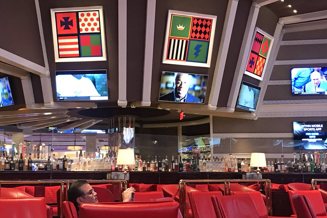 The Wynn Race & Sports Book on Friday, March 13, 2020, in Las Vegas. (Ellen Schmidt/Las Veg ...