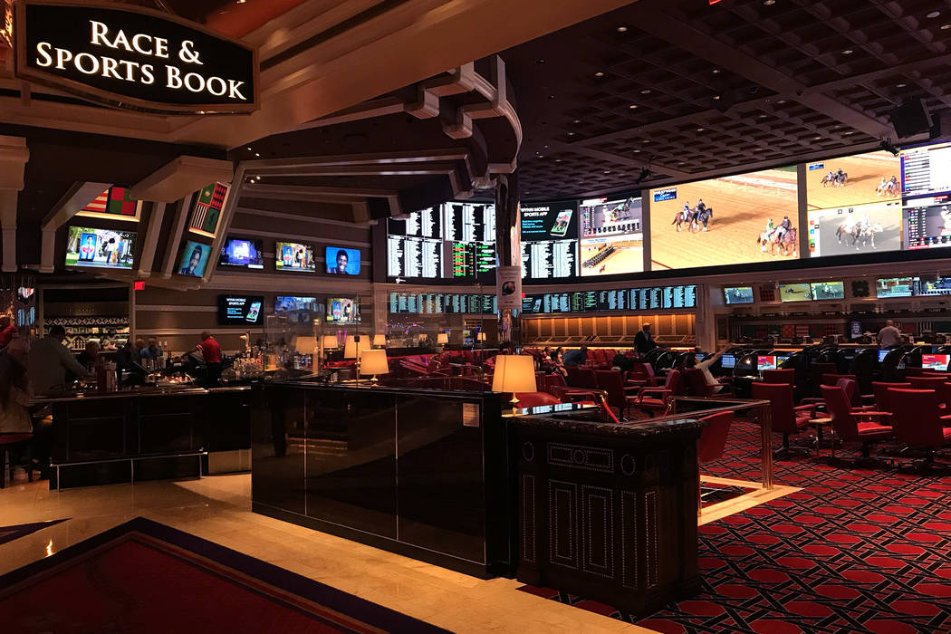 The Wynn Race & Sports Book on Friday, March 13, 2020, in Las Vegas. (Ellen Schmidt/Las Veg ...