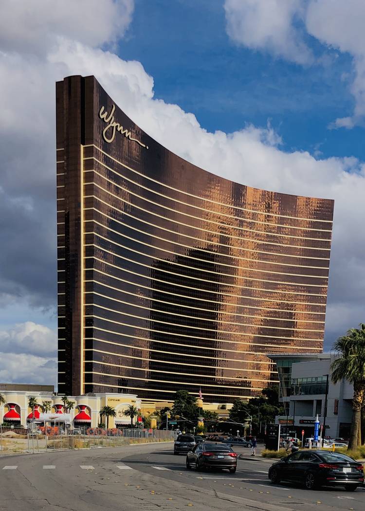 Wynn Las Vegas is seen, Saturday, March 14, 2020. (L.E. Baskow/Las Vegas Review-Journal) @Left_ ...