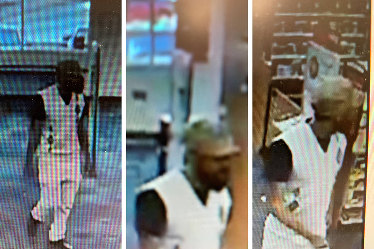 Police are searching for a man in connection to a robbery Tuesday, Marh 17, 2020, on the 1600 b ...