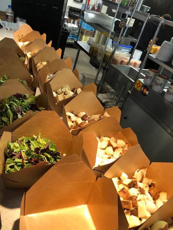 Natalie Young's downtown restaurant EAT is sharing its surplus food with those in need, free of ...