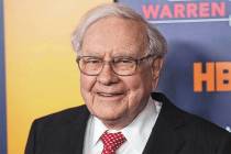 FILE - In this Thursday, Jan. 19, 2017, file photo, Warren Buffett attends the world premiere s ...