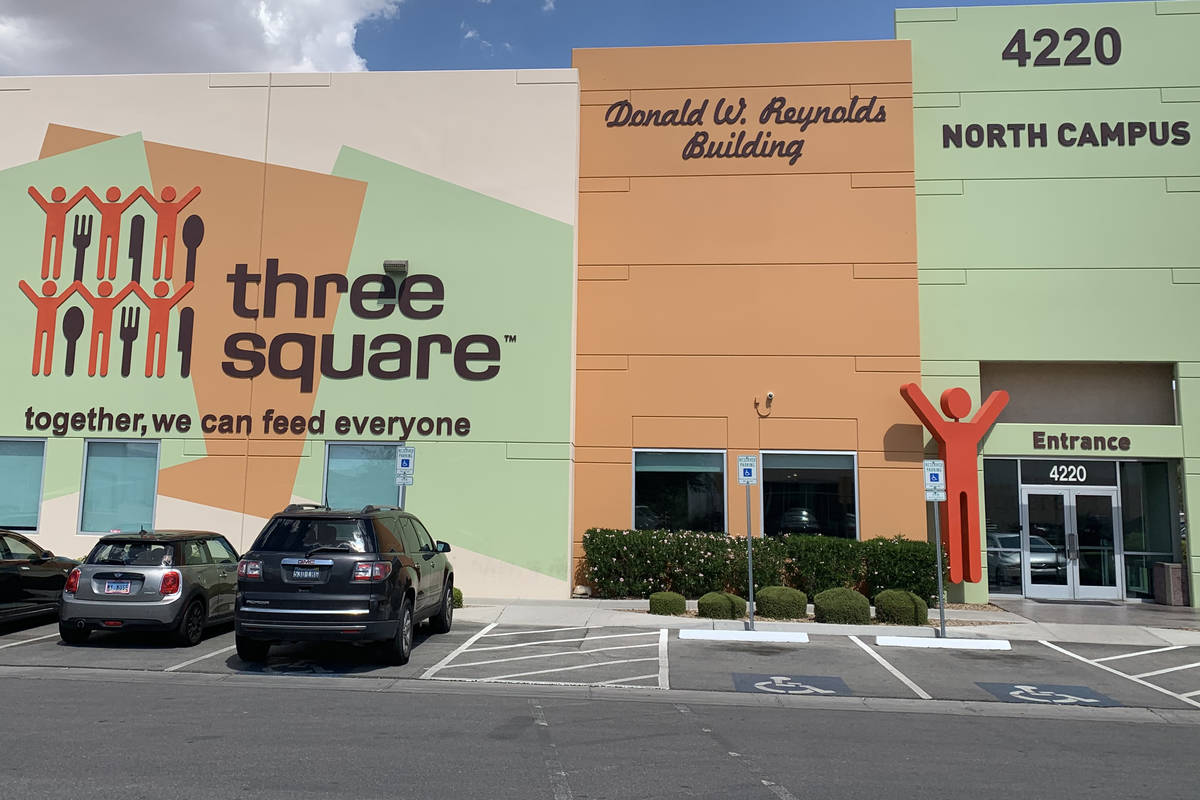 Three Square has established a Coronavirus Emergency Food Fund. (Mia Sims, Las Vegas Review-Jou ...