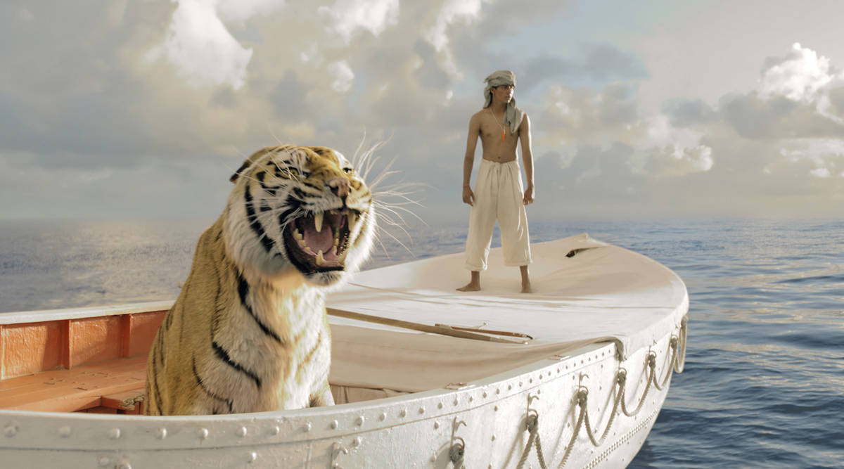 Pi Patel (Suraj Sharma) and a fierce Bengal tiger named Richard Parker must rely on each other ...