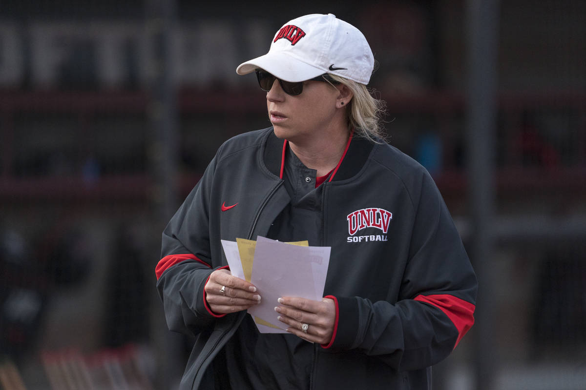 UNLV softball coach Kristie Fox led her team to a 21-5 start, tied for second best in school hi ...