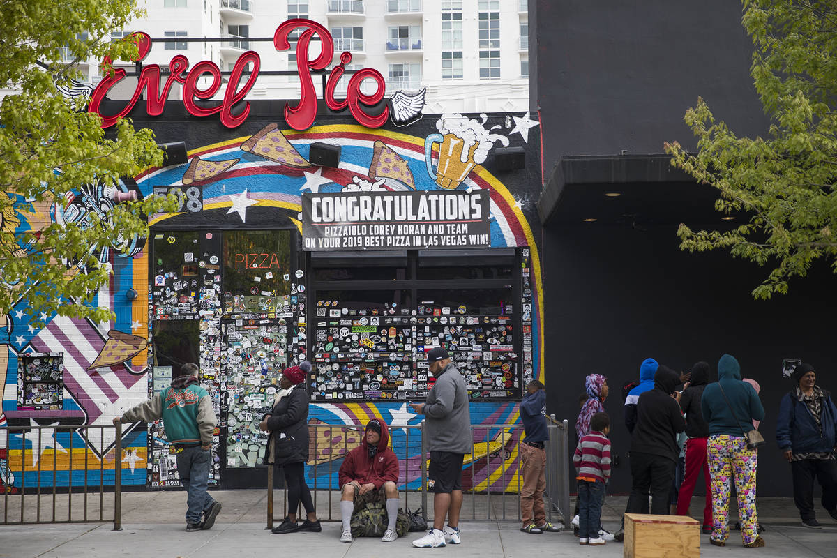 Downtown's Evel Pie will launch a Tivoli pop-up this weekend (Rachel Aston/Las Vegas Review-Jou ...