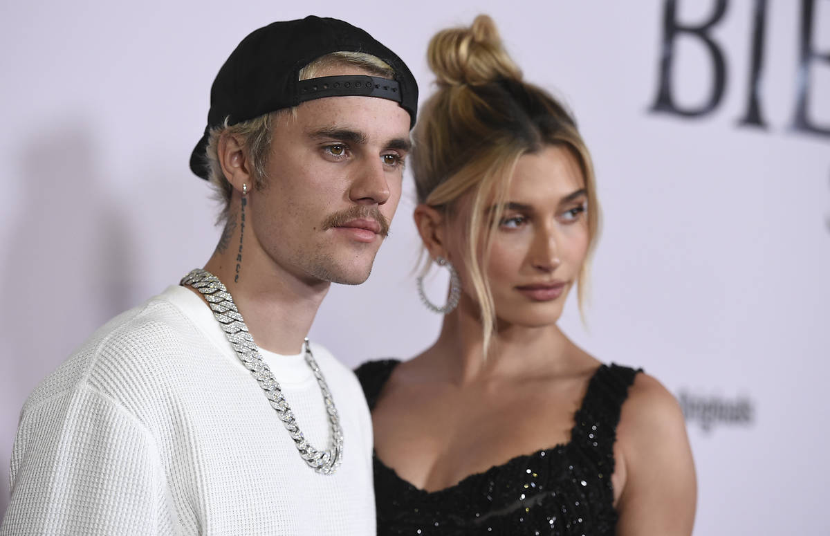 Justin Bieber and Hailey Baldwin arrive at the Los Angeles premiere of "Justin Bieber: Sea ...