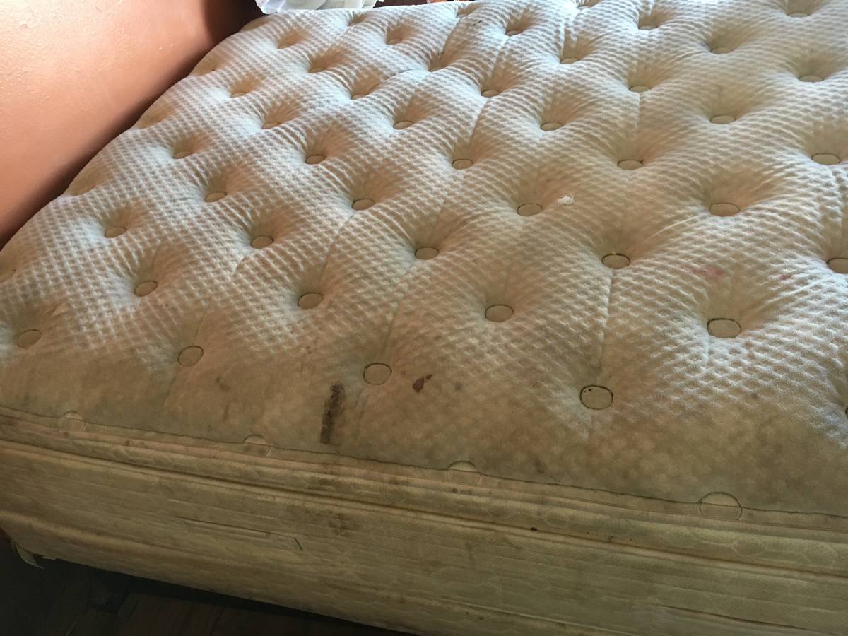 A mattress photographed by the Southern Nevada Health District during an inspection of the Star ...