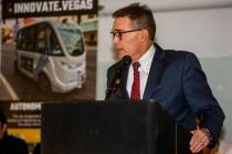 City of Las Vegas Manager Scott Adams in a Wednesday, Sept. 25, 2019, file photo. (L.E. Baskow/ ...