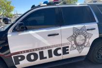 Las Vegas Metropolitan Police vehicle. (Las Vegas Review-Journal)