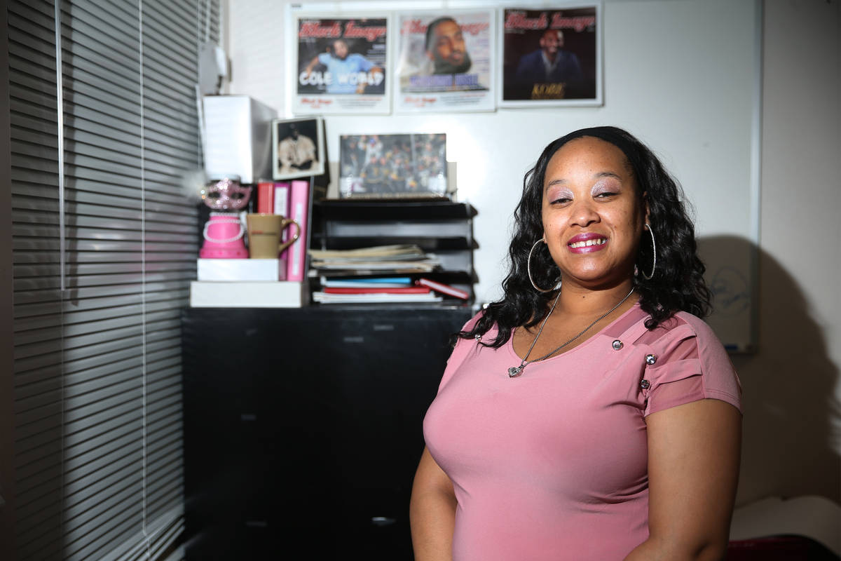 Cherisse Johnson, customer service and retention manager at the Las Vegas Review-Journal, was n ...