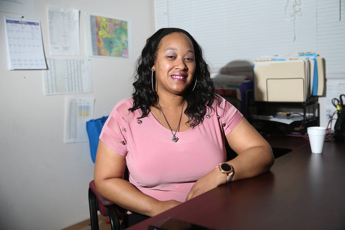 Cherisse Johnson, customer service and retention manager at the Las Vegas Review-Journal, was n ...