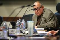 Nevada System of Higher Education Regent Sam Lieberman during a chancellor search committee mee ...