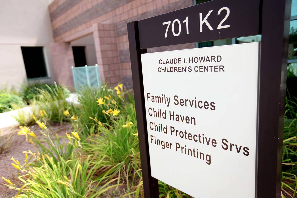 The sign at the entrance to the Child Haven campus (Las Vegas Review-Journal)