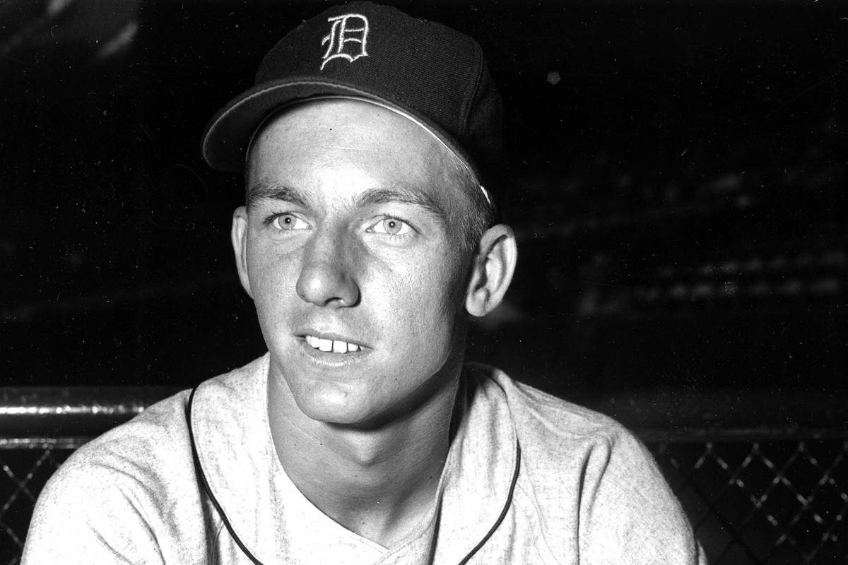 FILE - This is a June 23, 1953, file photo showing Detroit Tigers baseball player Al Kaline. Al ...