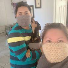 Canlas Fajayan Rowena: Crochet face mask