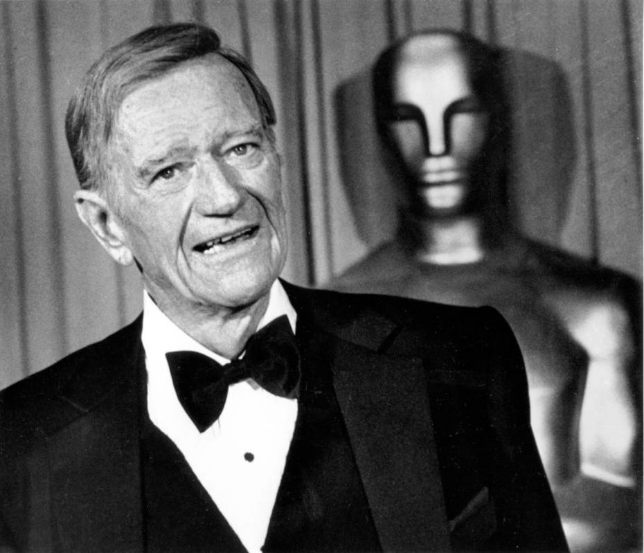 Actor John Wayne is shown at the 51st Annual Academy Awards in Hollywood, Ca. on April 9, 1979. ...