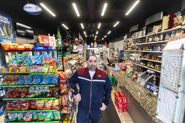 Operations manager Kevork Nersessian at Liquor Emporium on Tuesday, April 7, 2020, in Las Vegas ...