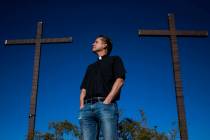 Pastor Paul Block at New Song Church on Tuesday, April 7, 2020, in Henderson. (Benjamin Hager/L ...