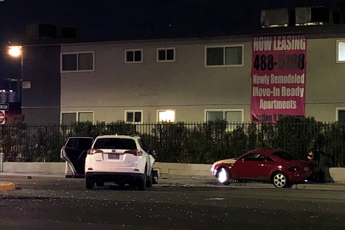 One person was killed in a crash late Wednesday, April 8, 2020, near Eastern Avenue and Sunrise ...