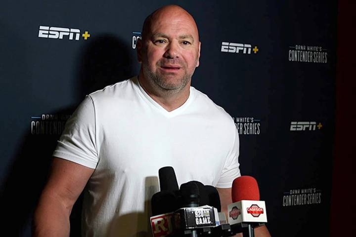 UFC President Dana White. (Heidi Fang/Las Vegas Review-Journal)