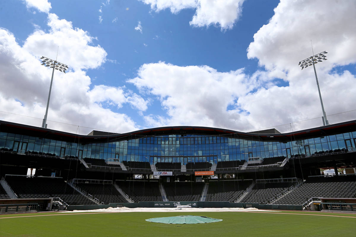 Las Vegas Ballpark in Las Vegas, Thursday, April 9, 2020. (Erik Verduzco / Las Vegas Review-Jou ...