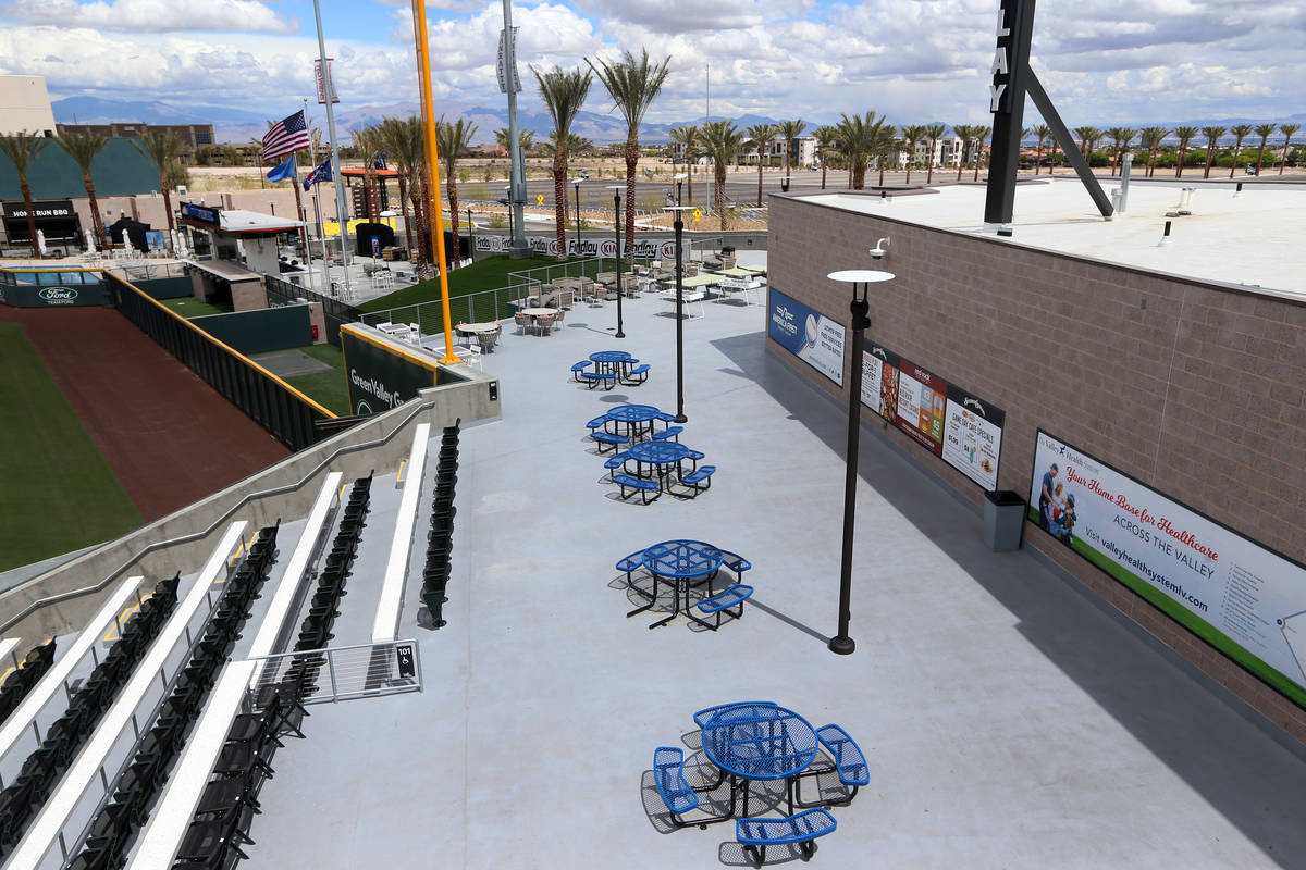 Las Vegas Ballpark in Las Vegas, Thursday, April 9, 2020. (Erik Verduzco / Las Vegas Review-Jou ...