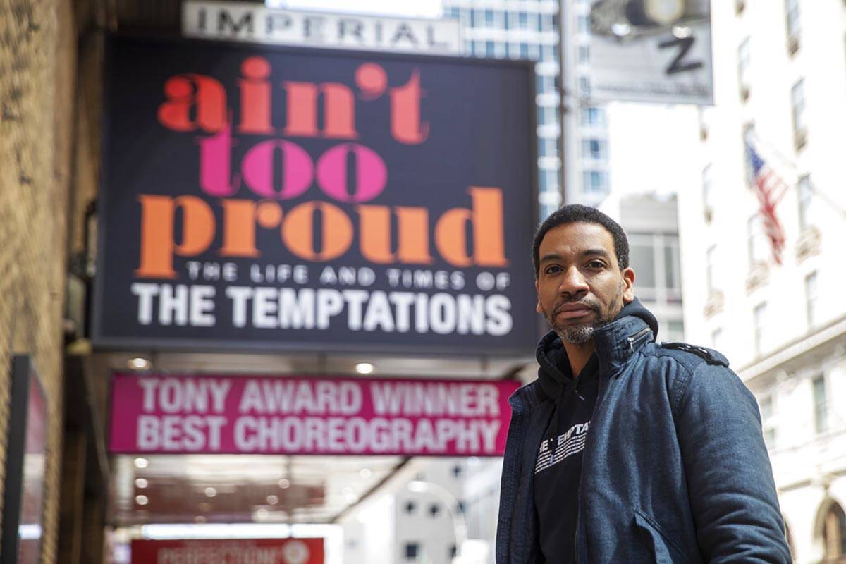 Actor E. Clayton Cornelious poses for a portrait at the Imperial Theatre, Tuesday, April 7, 20 ...