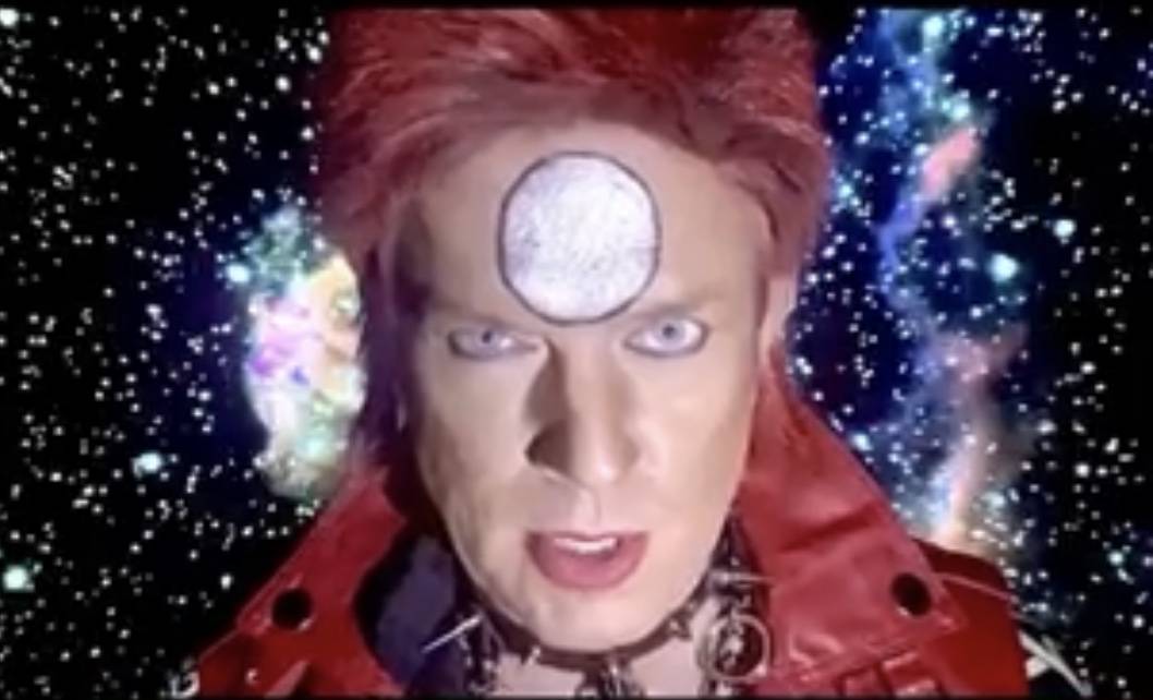 Chris Phillips of Zowie Bowie is shown in his video of David Bowie's "Life On Mars." (Zowie Bow ...