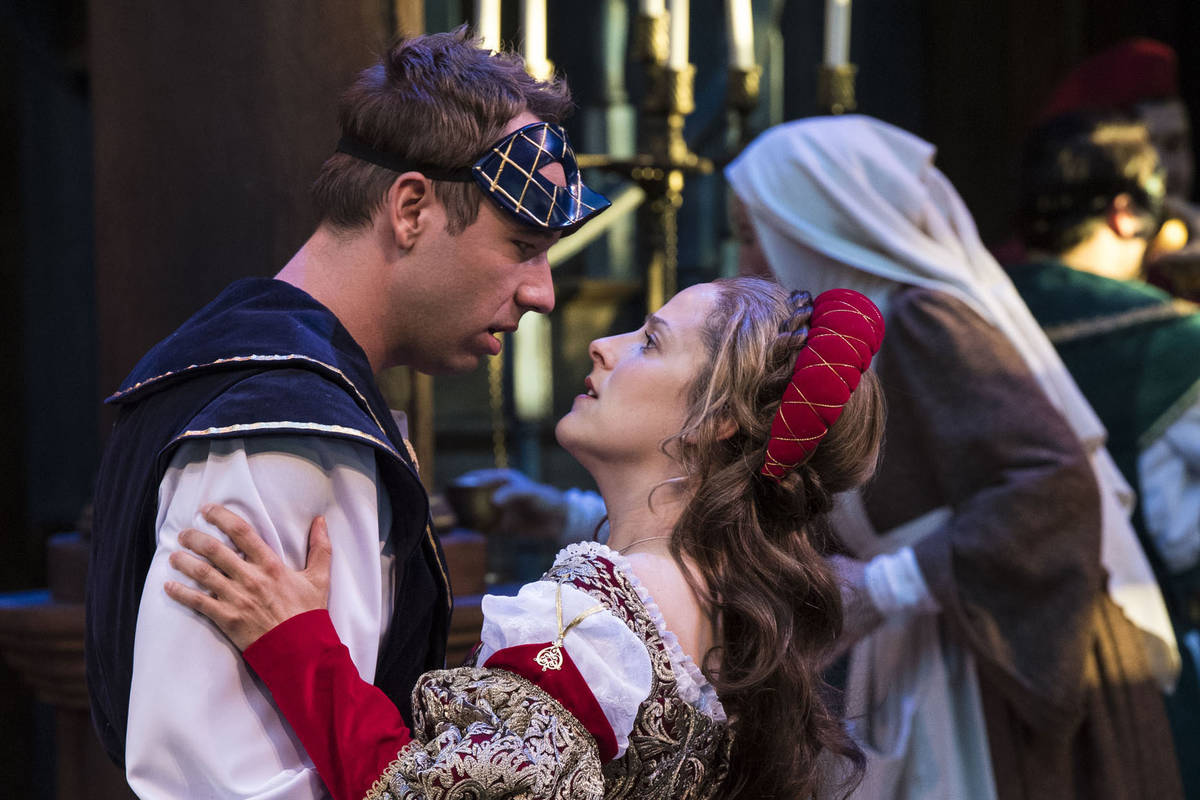 A scene from "Romeo and Juliet" at the Utah Shakespeare Festival. (Karl Hugh/Utah Shakespeare F ...