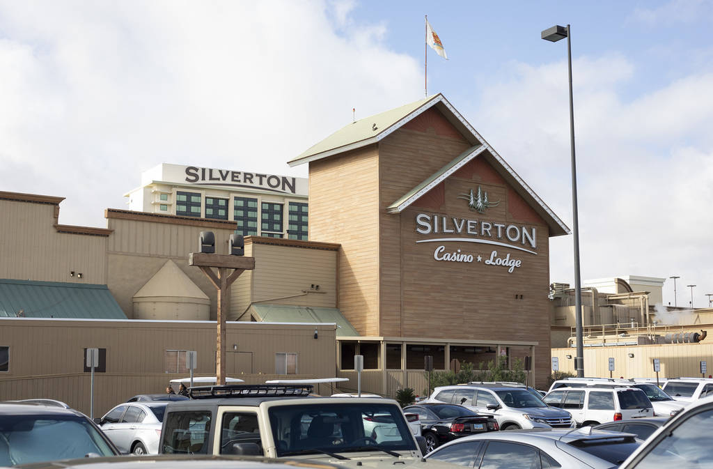 Silverton Casino as seen from the team member parking lot on Friday, March 20, 2020, in Las Veg ...