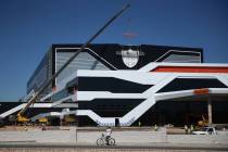 The Raiders practice facility and headquarters in Henderson, Wednesday, April 15, 2020. (Erik V ...