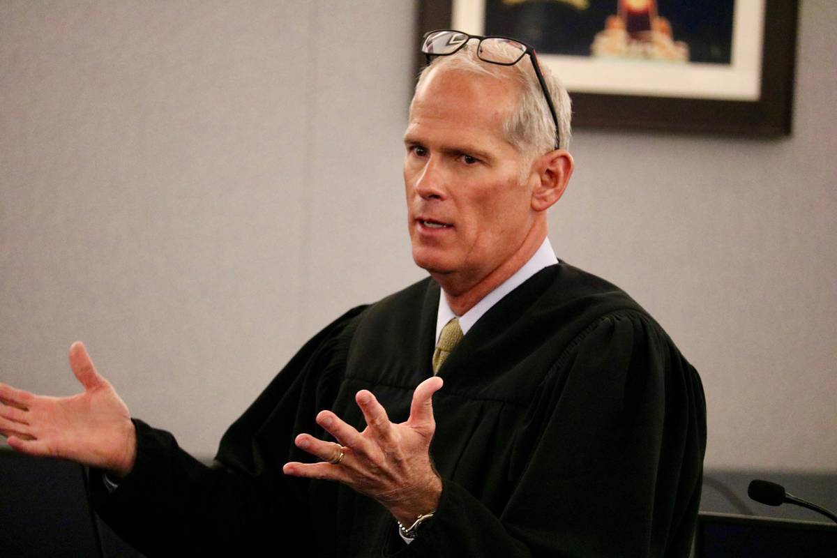 District Judge Douglas Herndon. Madelyn Reese/Las Vegas Review-Journal