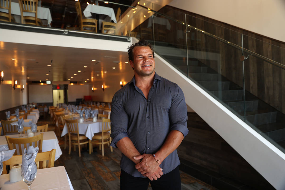 Nicholas Sord, owner of Sunny Side Up, poses for a photo inside his restaurant at Boca Park Fas ...