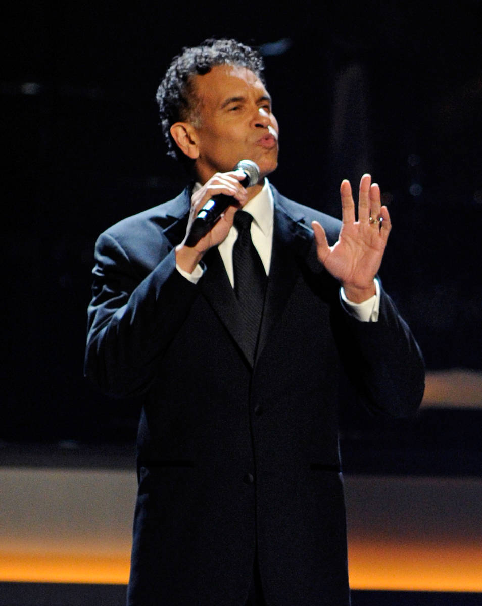 Actor Brian Stokes Mitchell performs during the opening night of The Smith Center for the Perfo ...