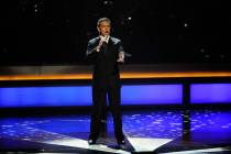 Actor Brian Stokes Mitchell performs "The Impossible Dream" on the opening night of The Smith C ...
